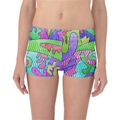 Colorful Stylish Design Boyleg Bikini Bottoms by gasi