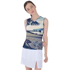 A Walk On Gardasee, Italy  Women s Sleeveless Sports Top by ConteMonfrey