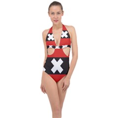 Amsterdam Halter Front Plunge Swimsuit by tony4urban