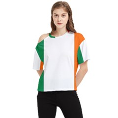 Ireland One Shoulder Cut Out Tee by tony4urban