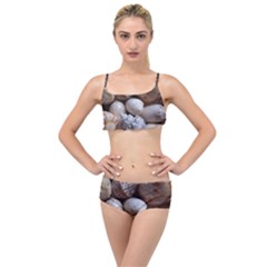 Beautiful Seashells  Layered Top Bikini Set by StarvingArtisan