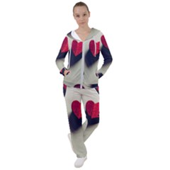 Valentine Day Heart 3d Women s Tracksuit