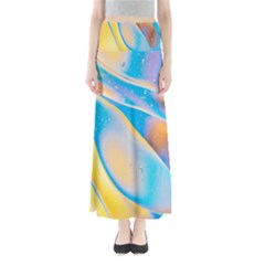 Water And Sunflower Oil Full Length Maxi Skirt by artworkshop