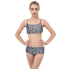 Texture Pattern Wallpaper Layered Top Bikini Set by artworkshop