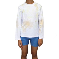 Botanical T- Shirt Botanical Fashion Balls T- Shirt Kids  Long Sleeve Swimwear by maxcute