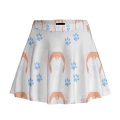 Boxer Dog Pattern T- Shirt Boxer Dog Pattern T- Shirt Mini Flare Skirt by maxcute