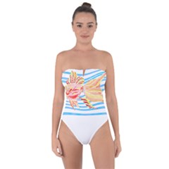 Fishing Lover T- Shirtfish T- Shirt (3) Tie Back One Piece Swimsuit by maxcute