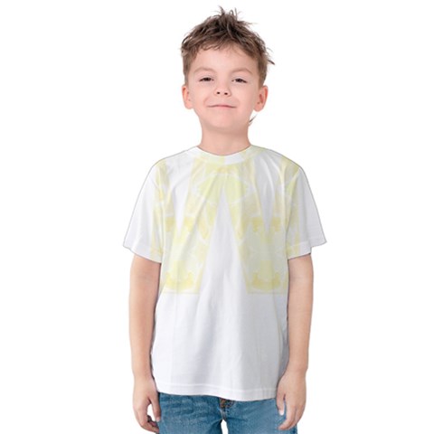 Letter W T- Shirt Letter W Monogram Olive Green Abstract Pattern Painting On Canvas T- Shirt Kids  Cotton Tee by maxcute