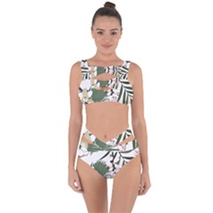 Tropical T- Shirt Tropical Graceful Cauliflory T- Shirt Bandaged Up Bikini Set  by maxcute