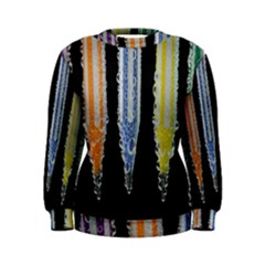 Pencil Colorfull Pattern Women s Sweatshirt by artworkshop