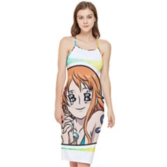 Nami Lovers Money Bodycon Cross Back Summer Dress by designmarketalsprey31