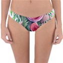 Brilliant Blushing Blossoms Reversible Hipster Bikini Bottoms View1
