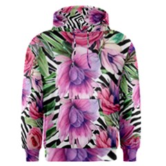 Classy And Chic Watercolor Flowers Men s Core Hoodie by GardenOfOphir