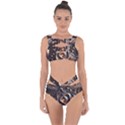 Ai Generated Swirls Space Design Fractal Light 3d Pattern Bandaged Up Bikini Set  View1