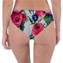 Cheerful Watercolor Flowers Reversible Classic Bikini Bottoms View2