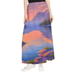 Loveliest Sunset Maxi Chiffon Skirt by GardenOfOphir