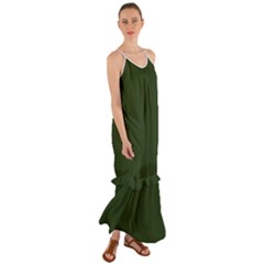 Dark Forest Green	 - 	cami Maxi Ruffle Chiffon Dress by ColorfulDresses