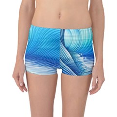 Nature s Beauty; Ocean Waves Reversible Boyleg Bikini Bottoms by GardenOfOphir