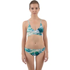 The Endless Sea Wrap Around Bikini Set by GardenOfOphir
