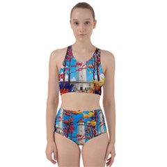 Lighthouse Racer Back Bikini Set by artworkshop
