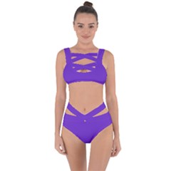 Purple Amethyst	 - 	bandaged Up Bikini Set by ColorfulSwimWear