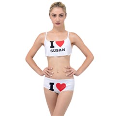 I Love Susan Layered Top Bikini Set by ilovewhateva
