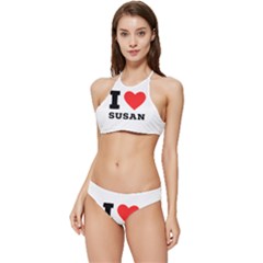 I Love Susan Banded Triangle Bikini Set by ilovewhateva