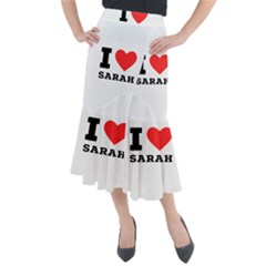 I Love Sarah Midi Mermaid Skirt by ilovewhateva