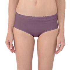 Dull Purple	 - 	mid-waist Bikini Bottoms