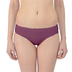 Velvet Maroon	 - 	hipster Bikini Bottoms by ColorfulSwimWear