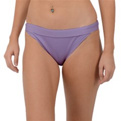Glossy Grape Purple	 - 	band Bikini Bottoms by ColorfulSwimWear