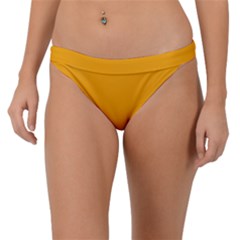 Gold Orange	 - 	band Bikini Bottoms by ColorfulSwimWear