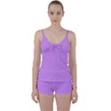 Bright Lilac Pink	 - 	Tie Front Two Piece Tankini View1