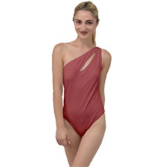 Blush Red	 - 	to One Side Swimsuit by ColorfulSwimWear