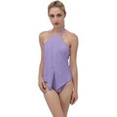 Crocus Petal Purple	 - 	go With The Flow One Piece Swimsuit by ColorfulSwimWear