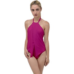 Peacock Pink	 - 	go With The Flow One Piece Swimsuit by ColorfulSwimWear