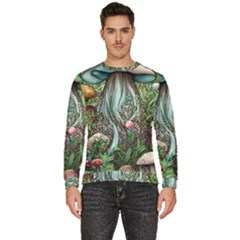 Craft Mushroom Men s Fleece Sweatshirt by GardenOfOphir