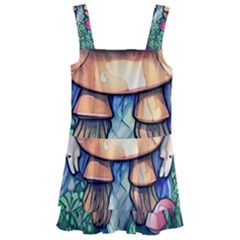 Foraging Natural Fairy Mushroom Craft Kids  Layered Skirt Swimsuit by GardenOfOphir
