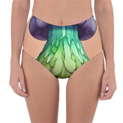 A Light Fantasy Reversible High-waist Bikini Bottoms by GardenOfOphir