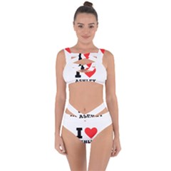 I Love Ashley Bandaged Up Bikini Set  by ilovewhateva