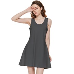 Shadow Grey	 - 	inside Out Racerback Dress by ColorfulDresses