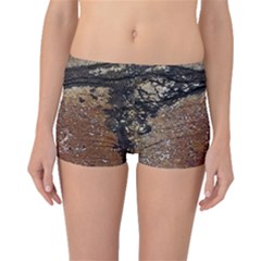Rustic Charm Abstract Print Boyleg Bikini Bottoms by dflcprintsclothing