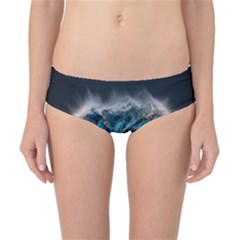 Tsunami Waves Ocean Sea Water Rough Seas 5 Classic Bikini Bottoms by Pakemis