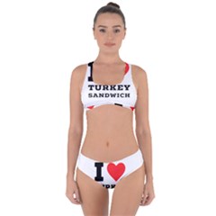 I Love Turkey Sandwich Criss Cross Bikini Set by ilovewhateva