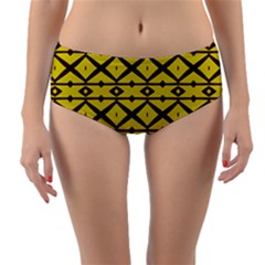 Pattern 16 Reversible Mid-waist Bikini Bottoms by GardenOfOphir