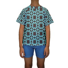Pattern 20 Kids  Short Sleeve Swimwear by GardenOfOphir