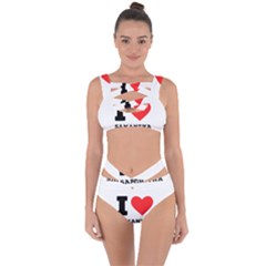 I Love Samantha Bandaged Up Bikini Set  by ilovewhateva
