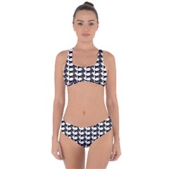 Pattern 156 Criss Cross Bikini Set by GardenOfOphir