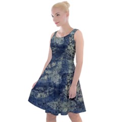 Elemental Beauty Abstract Print Knee Length Skater Dress by dflcprintsclothing