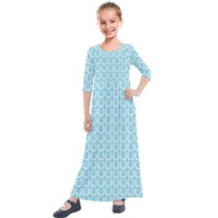 Pattern 230 Kids  Quarter Sleeve Maxi Dress